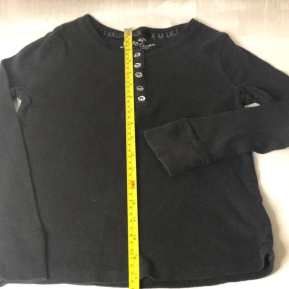 1972 Faded Glory Girls Black Soft Jersey - Picture 4 of 5